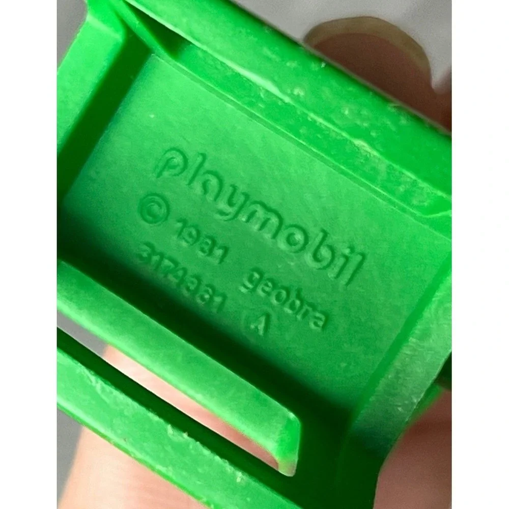 Vtg 1981 Playmobil Geobra Green Rocking Horse Dollhouse Toy Accessory 3174331